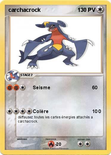 Pokemon carchacrock       