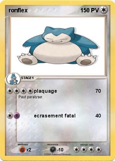 Pokemon ronflex