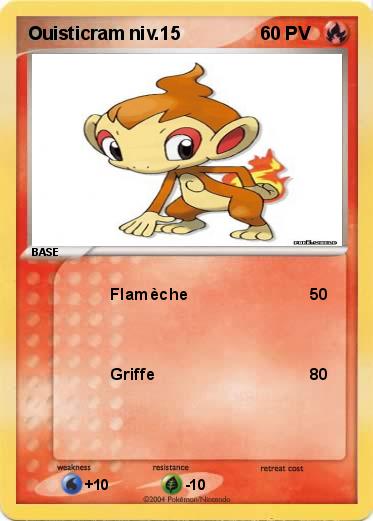 Pokemon Ouisticram niv.15