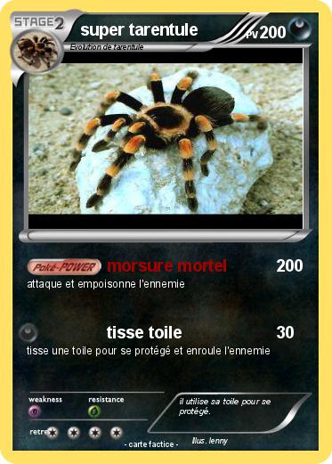Pokemon super tarentule