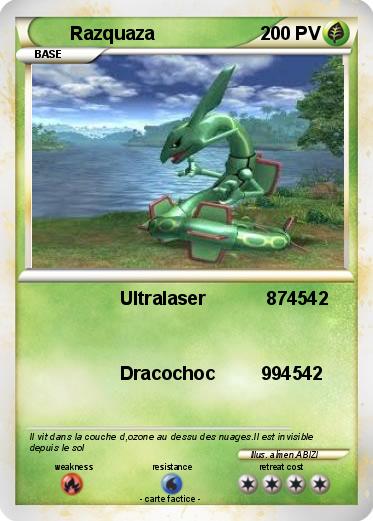 Pokemon Razquaza