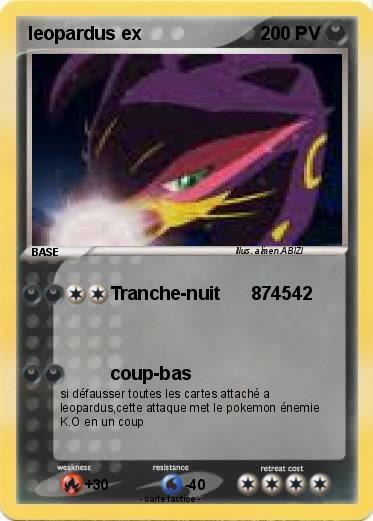 Pokemon leopardus ex