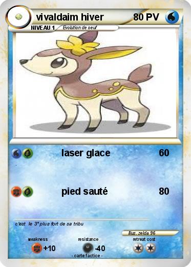 Pokemon vivaldaim hiver