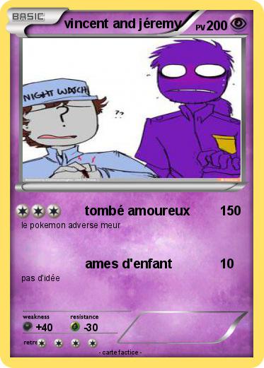 Pokemon vincent and jéremy