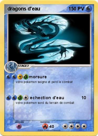 Pokemon dragons d'eau