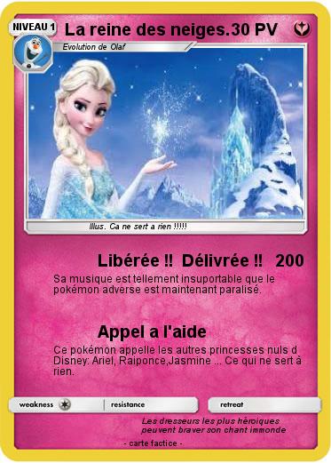Pokemon La reine des neiges.