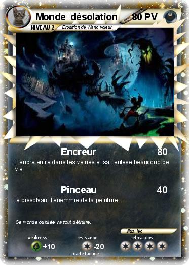Pokemon Monde  désolation