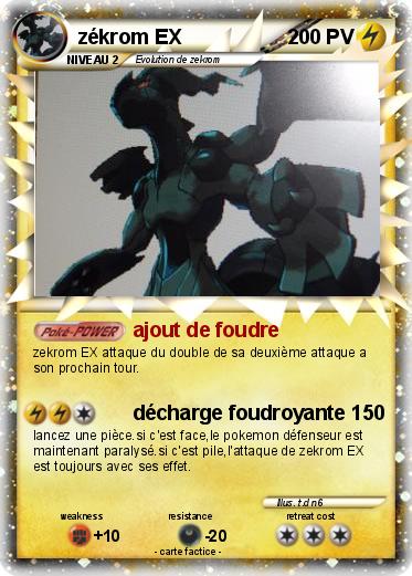 Pokemon zékrom EX