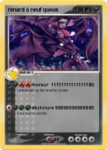 Pokemon renard à neuf queus