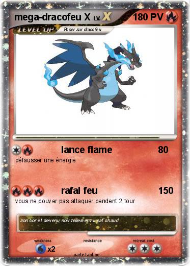Pokemon mega-dracofeu X