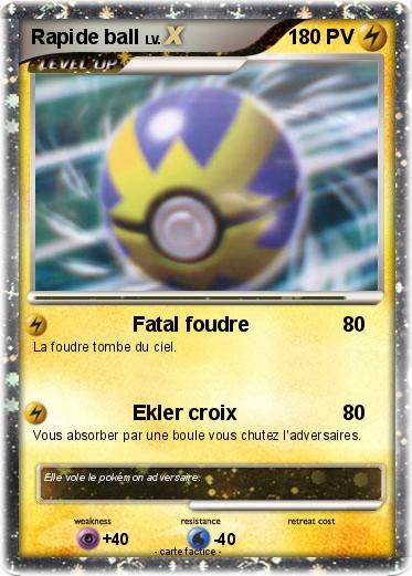 Pokemon Rapide ball