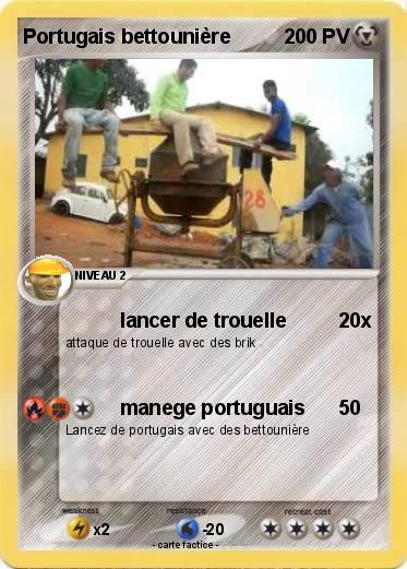 Pokemon Portugais bettounière