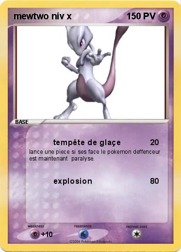 Pokemon mewtwo niv x