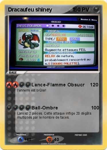 Pokemon Dracaufeu shiney              1         