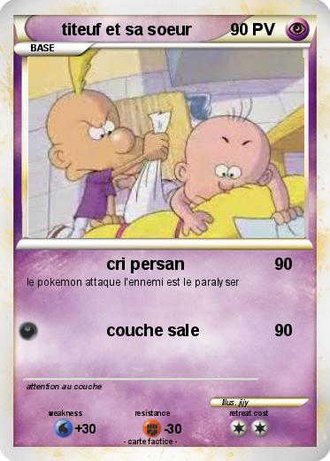 Pokemon titeuf et sa soeur