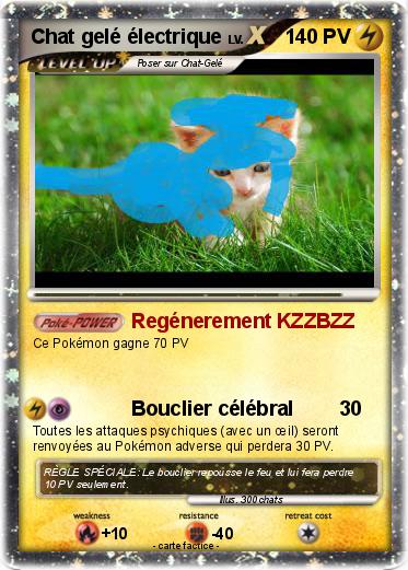 Pokemon Chat gelé électrique