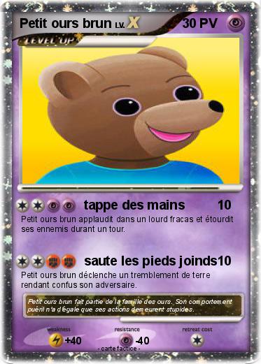Pokemon Petit ours brun