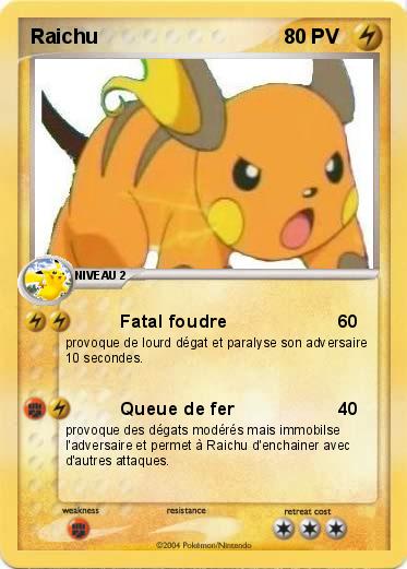 Pokemon Raichu