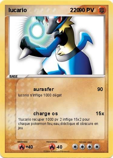Pokemon lucario                            220