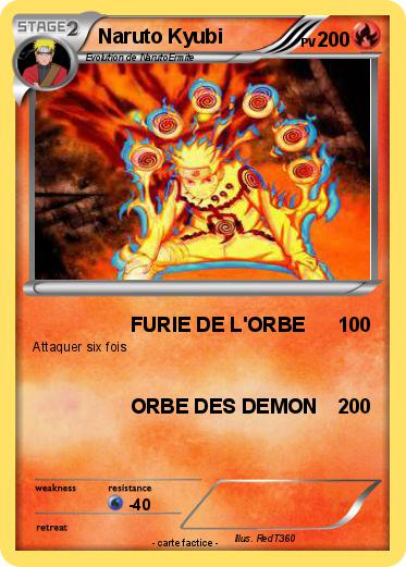 Pokemon Naruto Kyubi