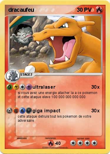 Pokemon dracaufeu