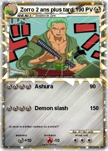 Pokemon Zorro 2 ans plus tard