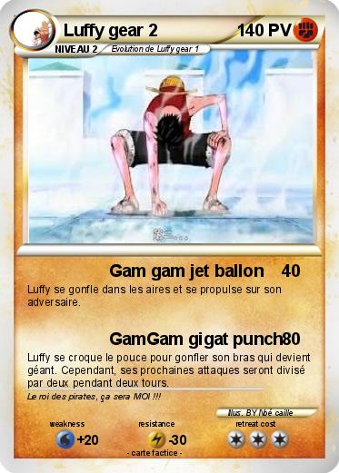 Pokemon Luffy gear 2