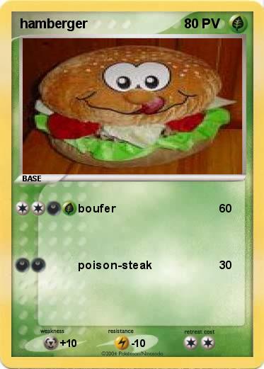 Pokemon hamberger