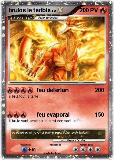Pokemon brulos le terible