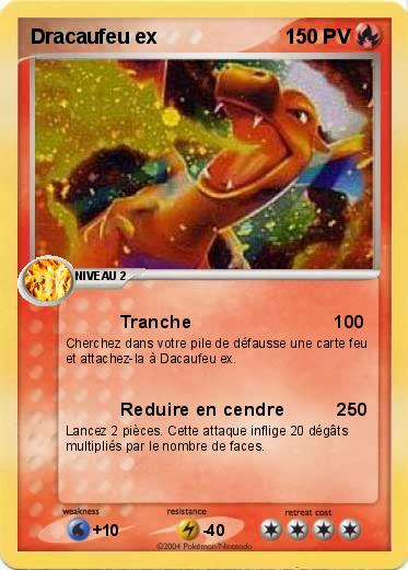 Pokemon Dracaufeu ex