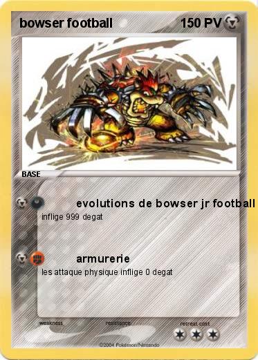 Pokemon bowser football