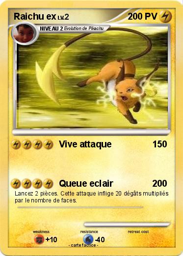 Pokemon Raichu ex