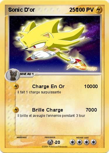 Pokemon Sonic D'or                       250