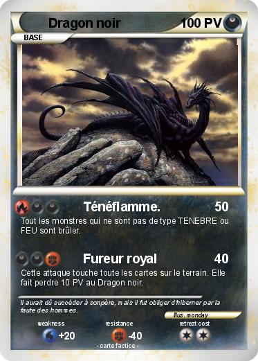 Pokemon Dragon noir
