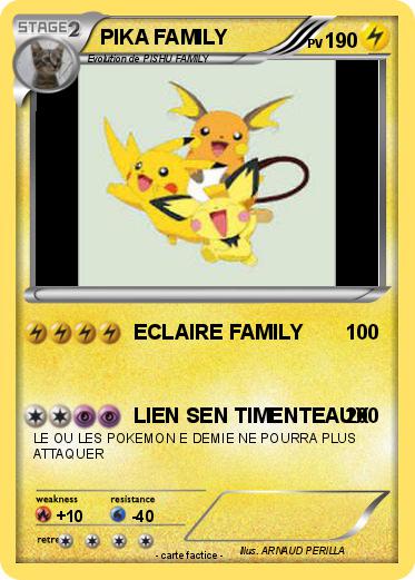 Pokemon PIKA FAMILY
