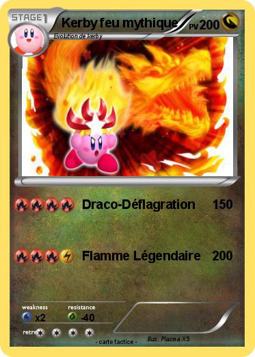 Pokemon Kerby feu mythique