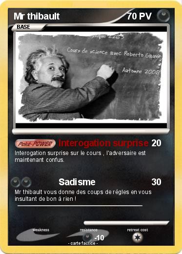 Pokemon Mr thibault