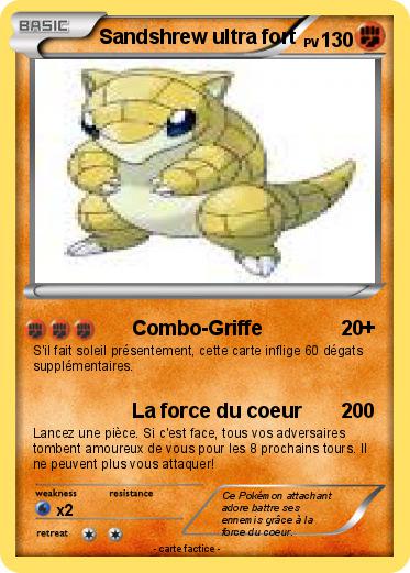 Pokemon Sandshrew ultra fort