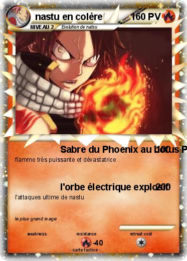 Pokemon nastu en colère