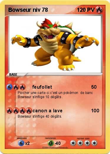 Pokemon Bowseur niv 78