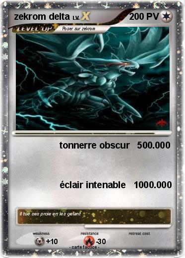 Pokemon zekrom delta