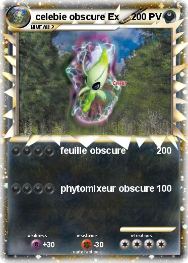 Pokemon celebie obscure Ex