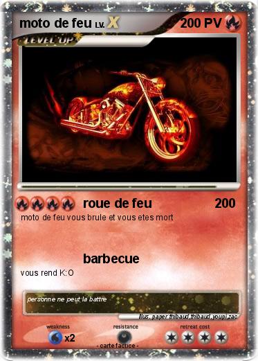 Pokemon moto de feu
