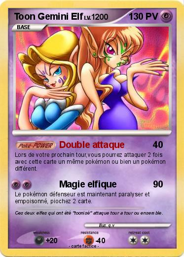Pokemon Toon Gemini Elf