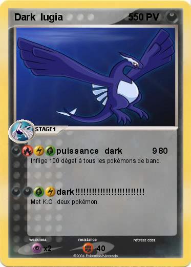 Pokemon Dark  lugia                         5