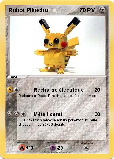 Pokemon Robot Pikachu