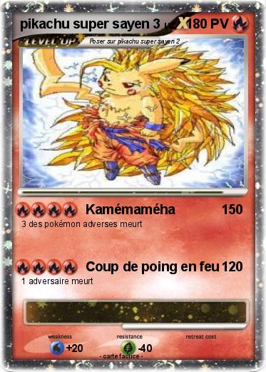 Pokemon pikachu super sayen 3