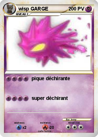 Pokemon wisp GARGE