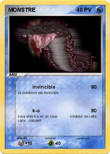 Pokemon MONSTRE