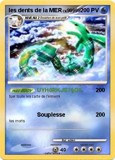 Pokemon les dents de la MER